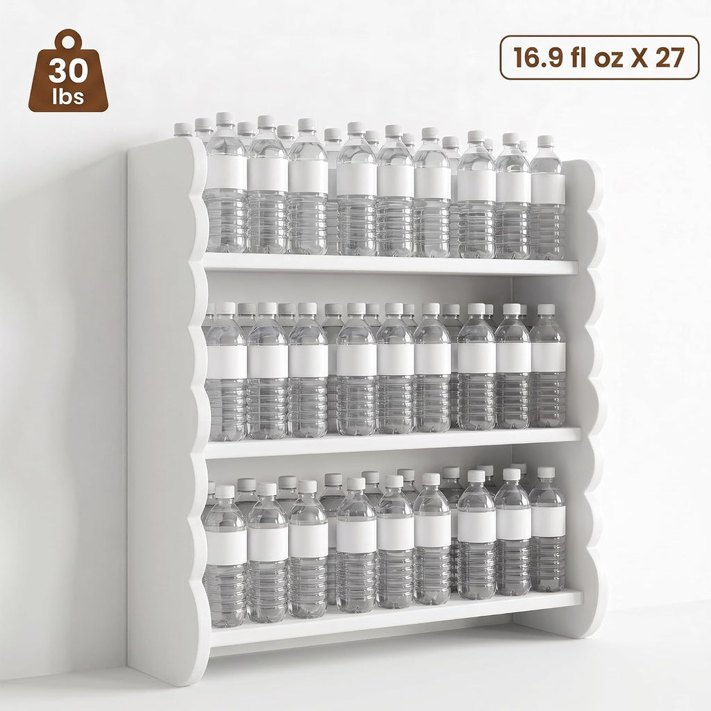 3-Tier Bathroom Shelf, 10-Min Install, Upgraded Joinery, No Side Screws