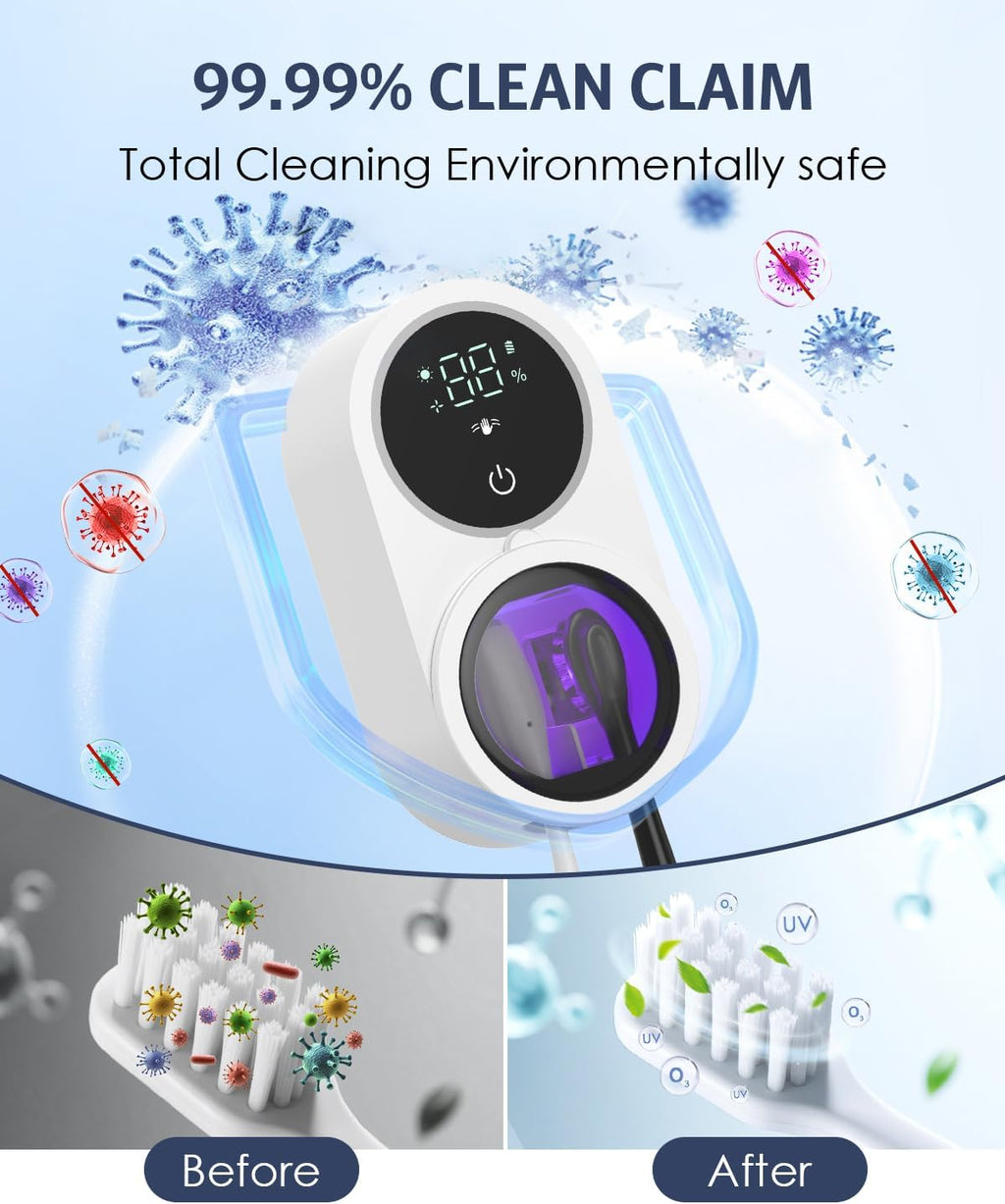 Upgraded Toothbrush Cleaner, Toothbrush Holder for the Bathroom