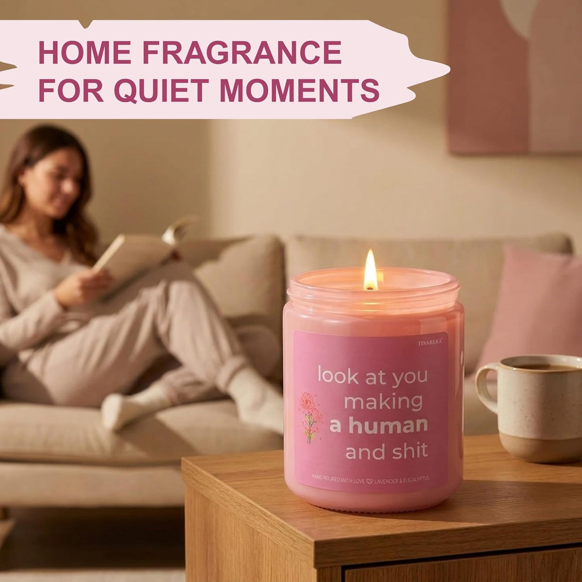 New Mom Gifts, Postpartum Gifts for Mom, Scented Candle