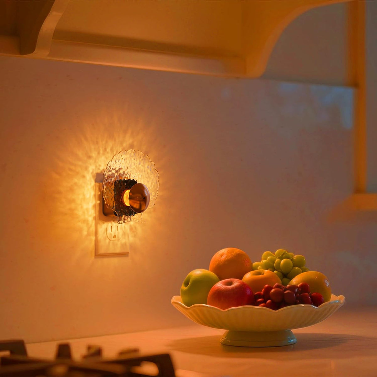 L LOHAS LED Shell Night Light, Night Lights Plug into Wall