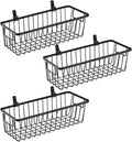 SheeChung Hanging Wall Wire Baskets, Portable Metal Wall Mount Basket