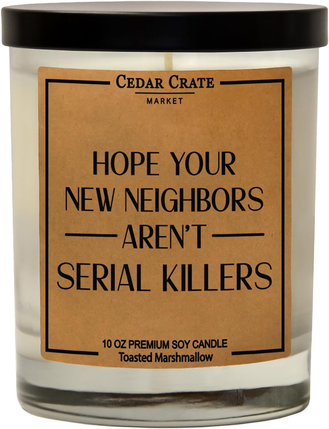 House Warming Gifts New Home - Funny Housewarming Gifts for Women, Men - Small, New Old House, First Apartment, Hello Neighbor, Closing for Buyers, Welcome Decorations, 100% Soy Candle