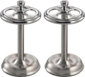iDesign Toothbrush Holder, 4-Section, 2-Pack, Chrome/Brushed