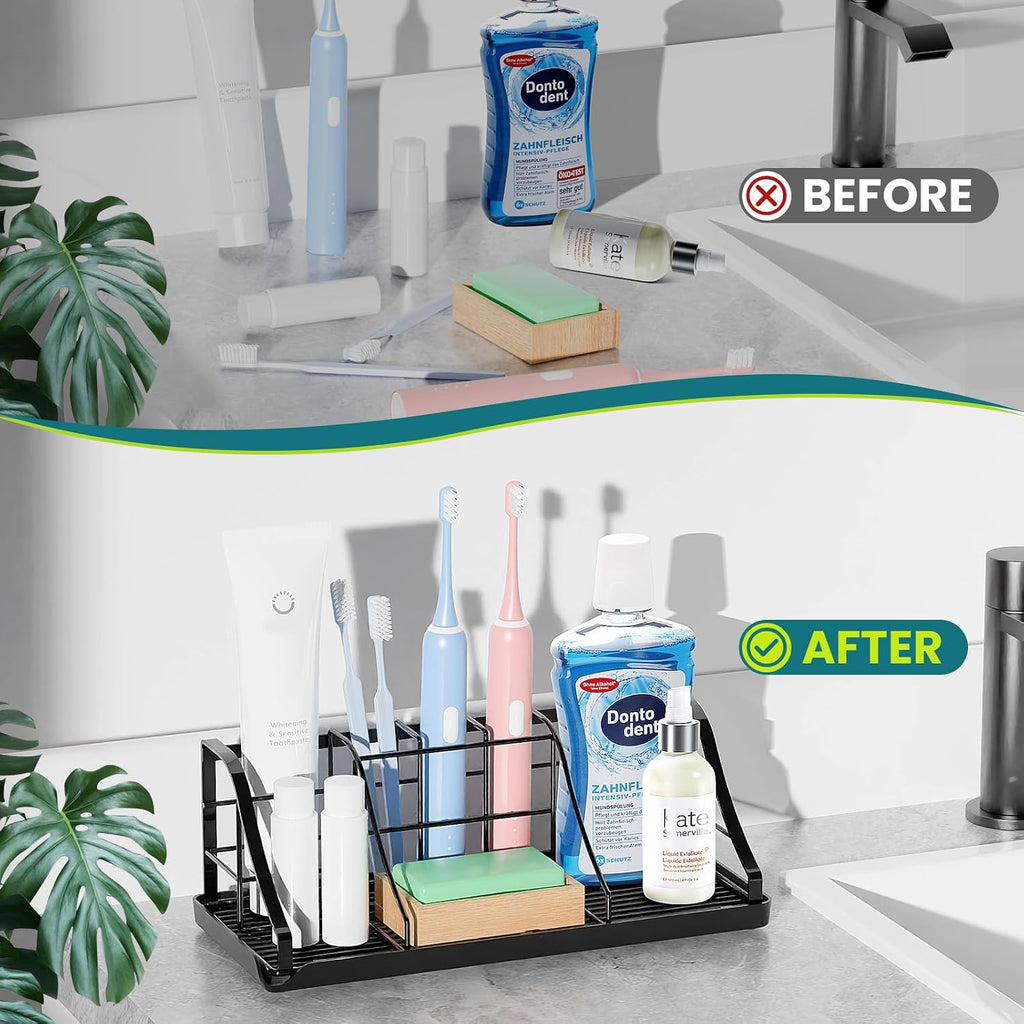 Bathroom Organizers and Storage,7 Slots, Kids Electric Toothbrush Holders