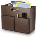 ABC life Magazine Holder,Magazine Rack Floor, Brown