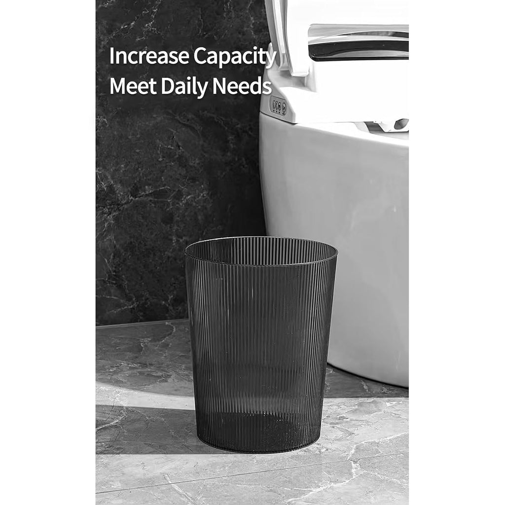 Trash Can,2 Gallon Grey Garbage Can,4 Pack