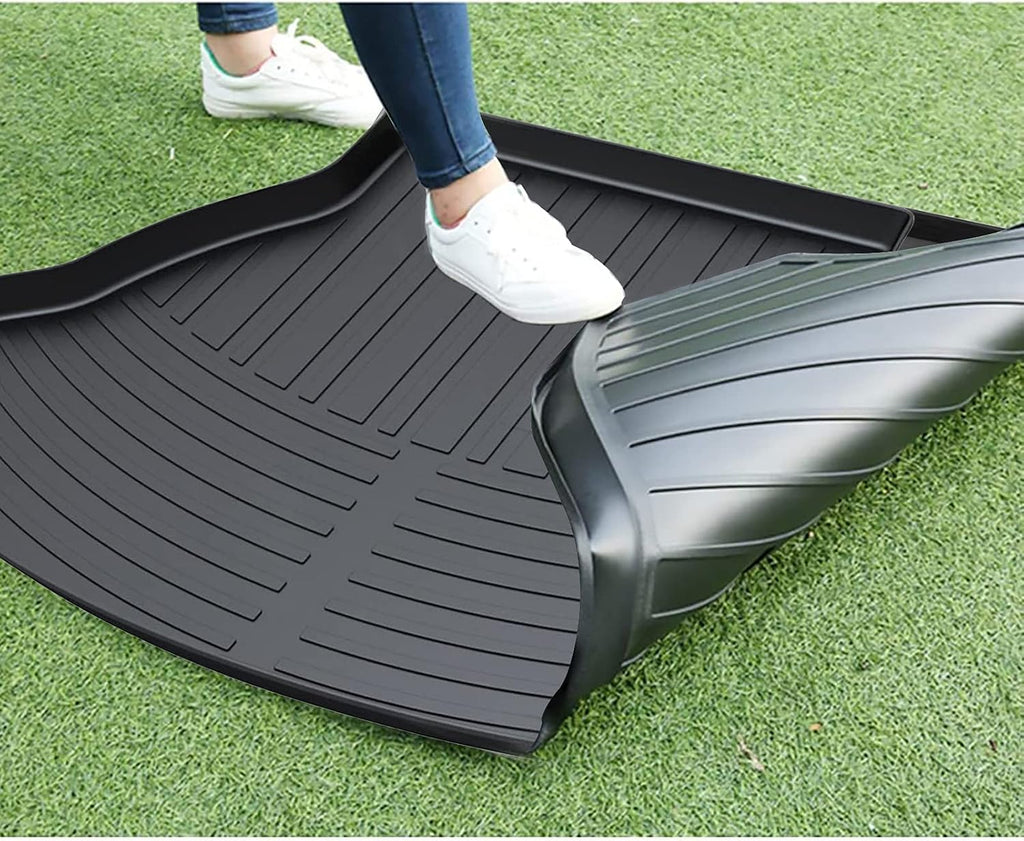 Honda Cargo Liner Car Trunk Tray Mat for Accord 2012-2017 Protector Cover in Heavy Duty Waterproof Anti-Slip Black TPV