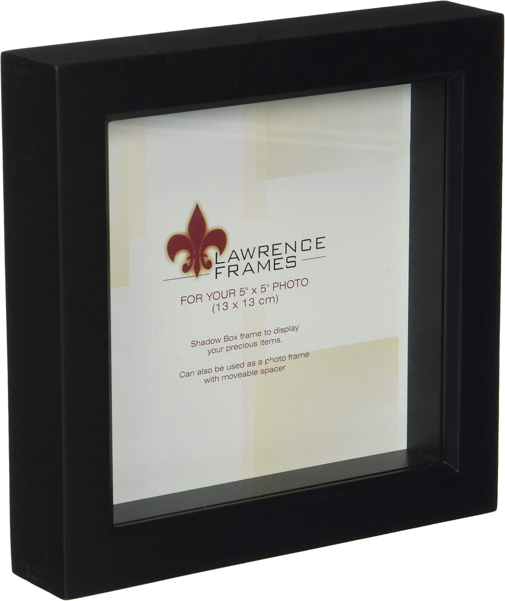 Lawrence Frames, Black, 5x5