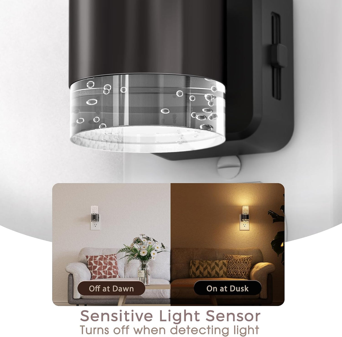 Briignite Night Light, Dimmable Night Lights Plug into Wall