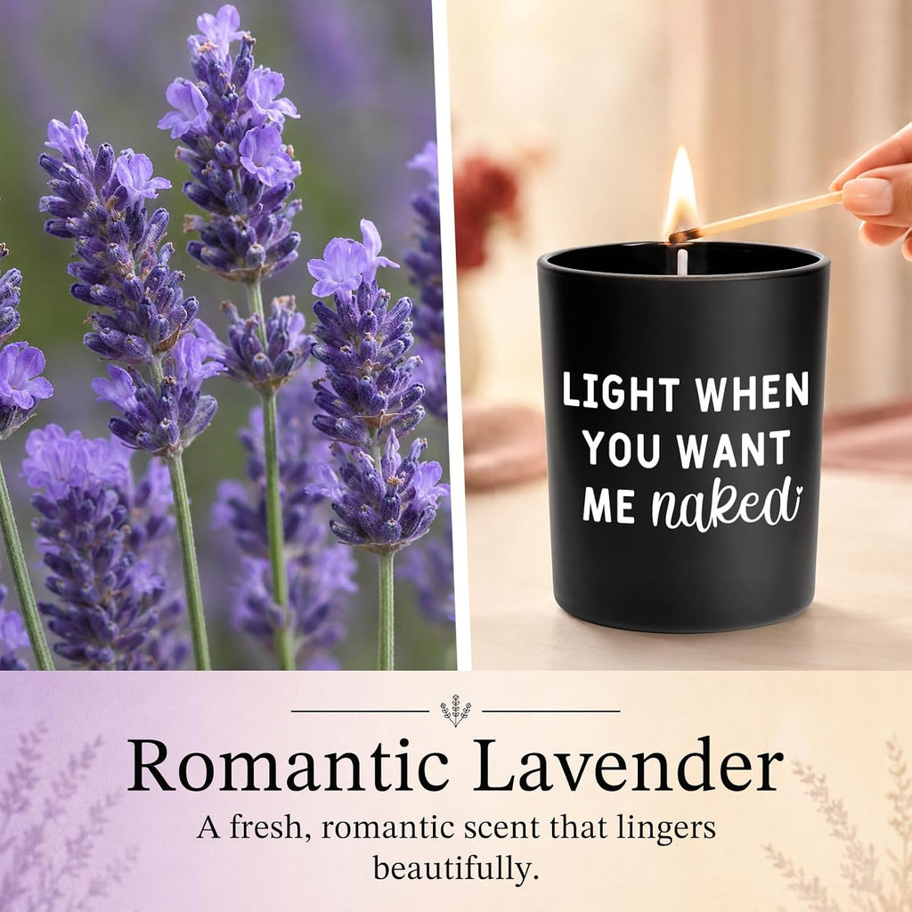 Gifts for Him Boyfriend Husband Men Couples Gift Ideas, Romantic Valentines Day Gift for Him, Naughty Boyfriend Birthday Gifts, Funny Anniversary Presents for Men Husband Couple, Christmas, Candles