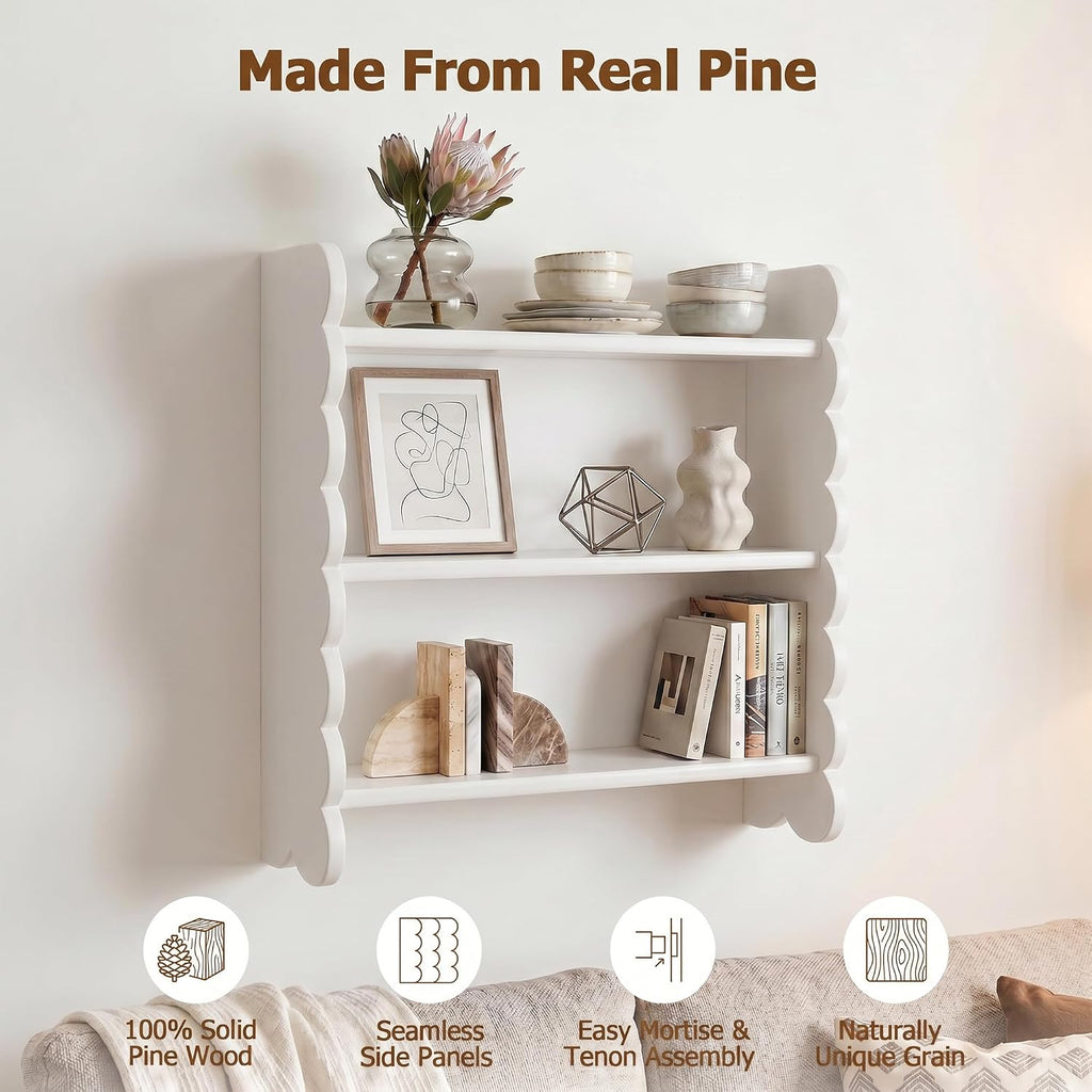 3-Tier Bathroom Shelf, 10-Min Install, Upgraded Joinery, No Side Screws