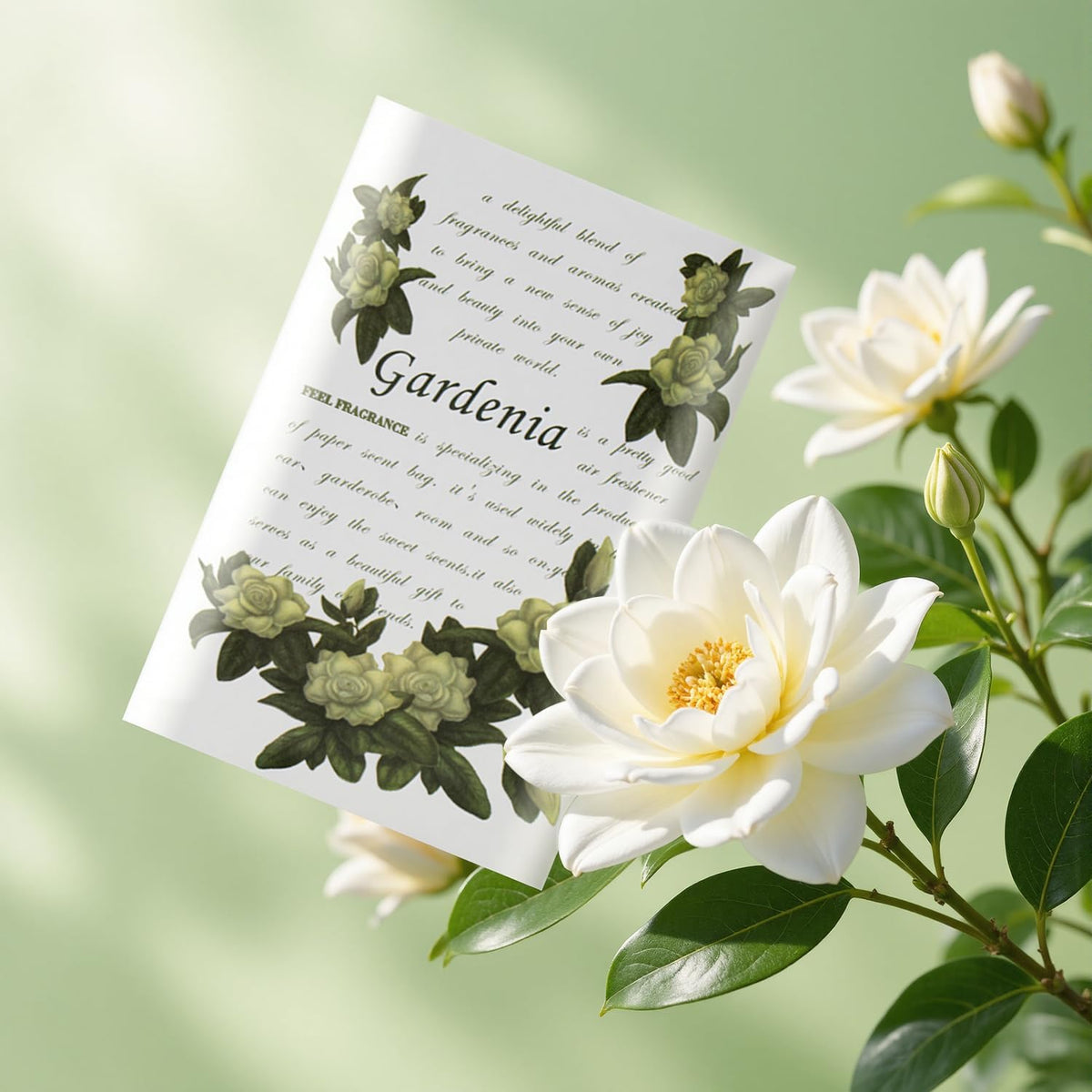 Fragrance Scented Sachet for Drawers and Closets Gardenia 12pcs