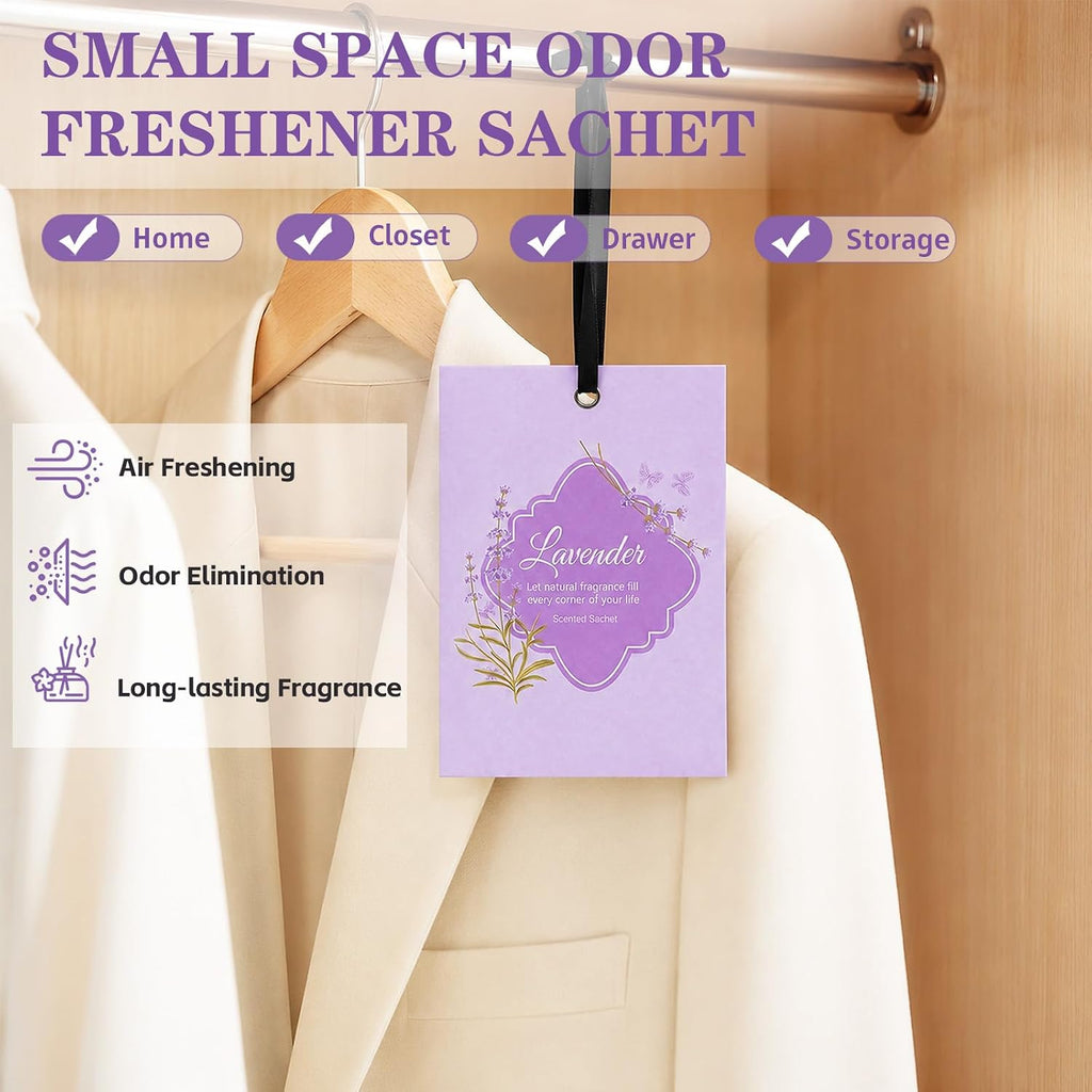 18 Pack Lavender Scented Sachets, Long‑Lasting Fragrance Sachet Bags