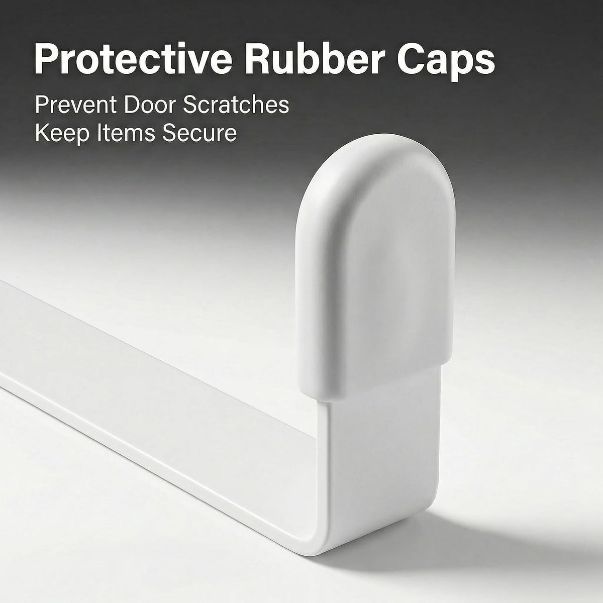 4 Pack Over The Door Hooks - Fitting Door Width Between 1 3/8" and 1 3/4", Reversible Door Hangers for Hanging Clothes, Towels, Coats and More (White) (White, 4 Pack (Long-7.8"))