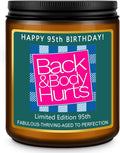 Happy 95th Birthday Gifts for Women Men - Lavender Scented Candle