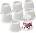 Utopia Bedding 2 Inch Bed Risers 8 Pack, Round Heavy Duty, White