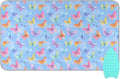 Ironing Mat Portable Ironing Pad Blanket with Silicone Iron Rest for Table Top Travel Heat Resistant Double-Side Using Large 47x28 Inch Foldable Colorful Watercolor Butterflies