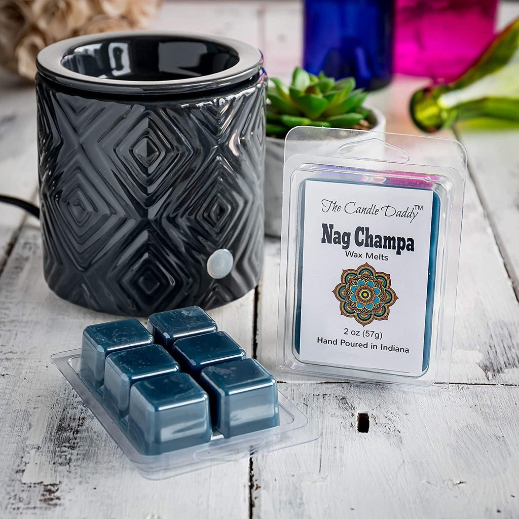 Nag Champa- Maximum Scent Wax Cubes/Melts- Inscense- 5 Packs -10 Ounces Total- 30 Cubes