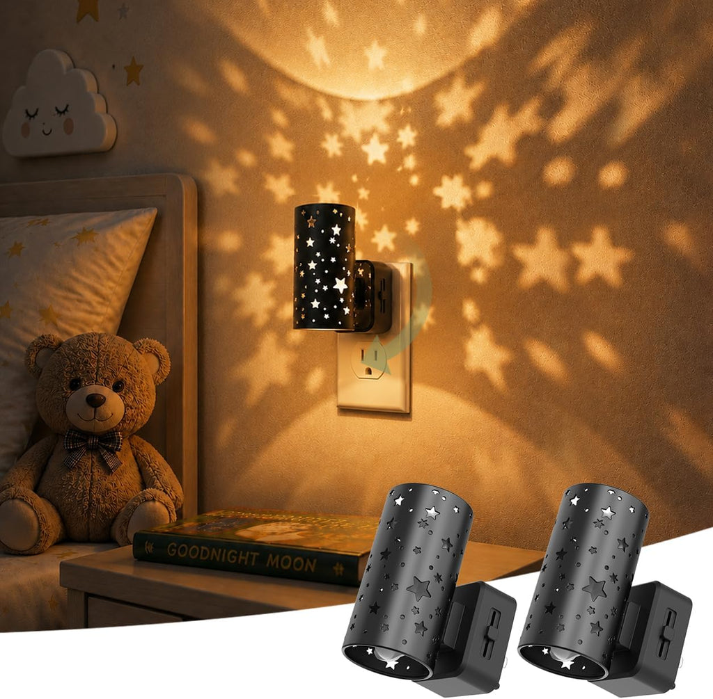 L LOHAS LED Night Light, Night Lights Plug into Wall,Star Nightlights,3000K