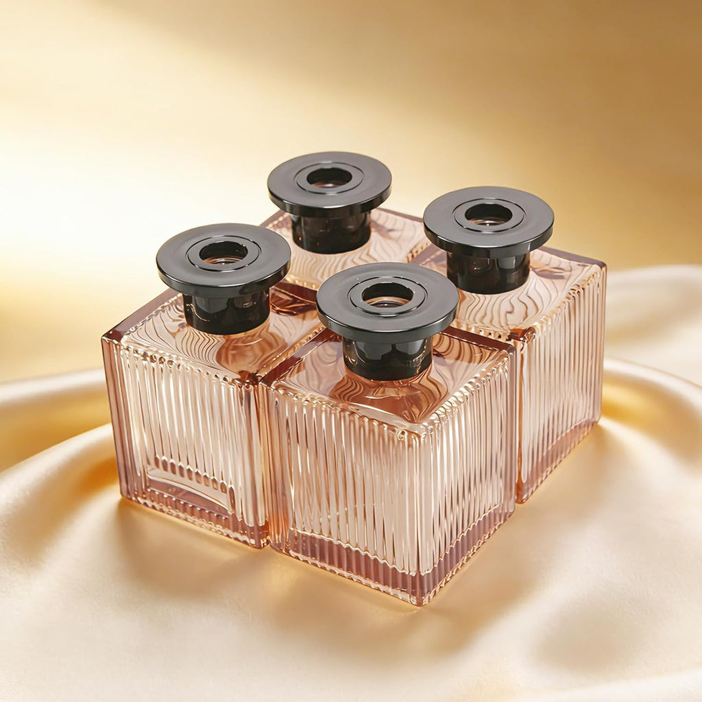 Fragrance Bottle Reed Diffuser Accessories Glass Bottle Set of 4