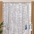 Brightown 300 LED Curtain Lights, 9.8ftx9.8ft Winter Wonderland Decorations