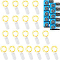 Etinga 20 Pack Fairy Lights, 10 LED 3.3ft Battery String Lights, Warm White