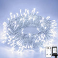200 LED White String Christmas Lights Outdoor Indoor, 66ft Connectable Stronger Clear Wire, Twinkle Fairy Lights Plug in with Remote for Christmas Tree, Bedroom, Classroom, Holiday Decorations