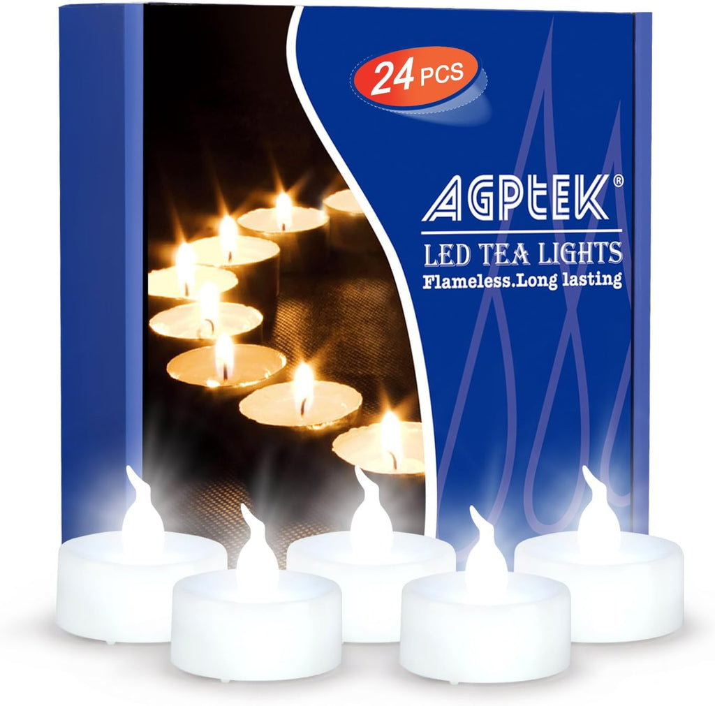 AGPTEK® Timer Flickering Flameless LED Candles Battery-Operated