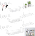 Yaocom 9 Pcs Grid Wall Shelves Gridwall Panel Accessories, White
