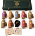 Handmade Himalayan Rope Incense,Eco-Friendly, Aromatic Ambiance, Healing, Purification, Made from Pure Himalayan Herbs (Gift Box Set (Curated Incense Collection of Ropes and Cones))