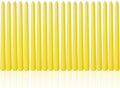 Viyffo Taper Candles, 10 Inch, 20 Pack, Lemon Yellow – Unscented