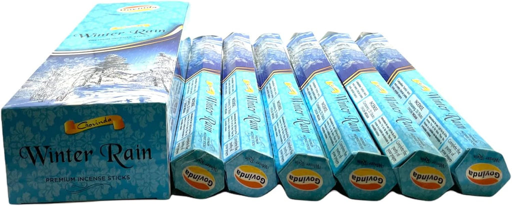 Govinda Winter Rain - 120 Masala Coated Incense Sticks