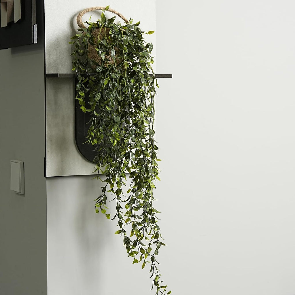 Fake Hanging Plants Potted Artificial Mandala 2PCS
