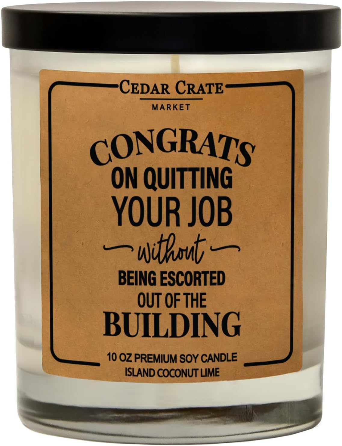 Retirement Gifts for Woman 2024 - Funny Retired Candle Adult Humor, Coworker Leaving Presents, New Job Decor for Boss Teacher Military, Goodbye for Coworkers | Good Luck 100% Soy Wax - Made in USA