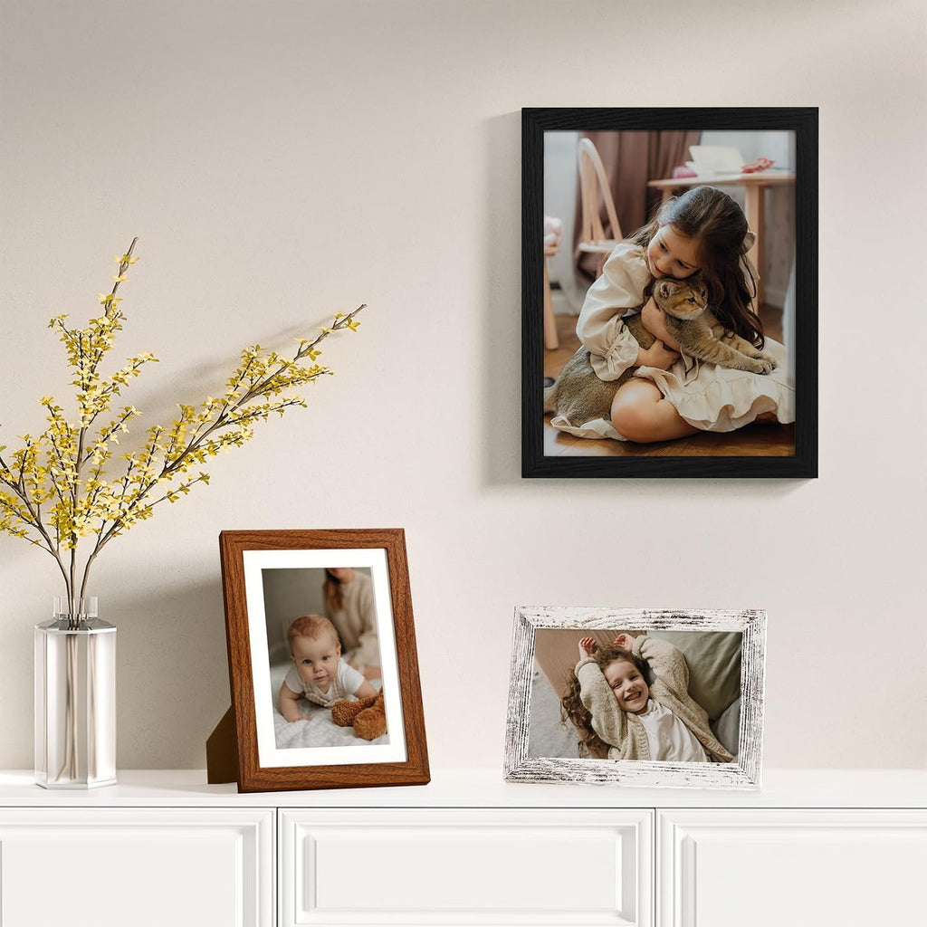 Vittanly 20 Pack Picture Frames Collage Wall Decor for Wall or Tabletop