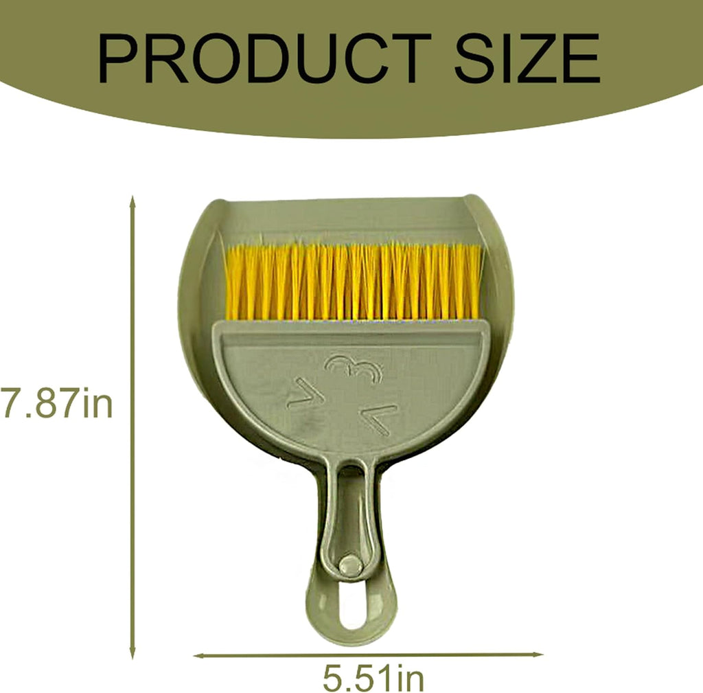 3PCS Hand Broom and Dustpan Set Mini Household Cleaning Tool
