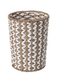 StorageWorks Wicker Waste Basket, Wicker Garbage Can for Bedroom, Bathroom