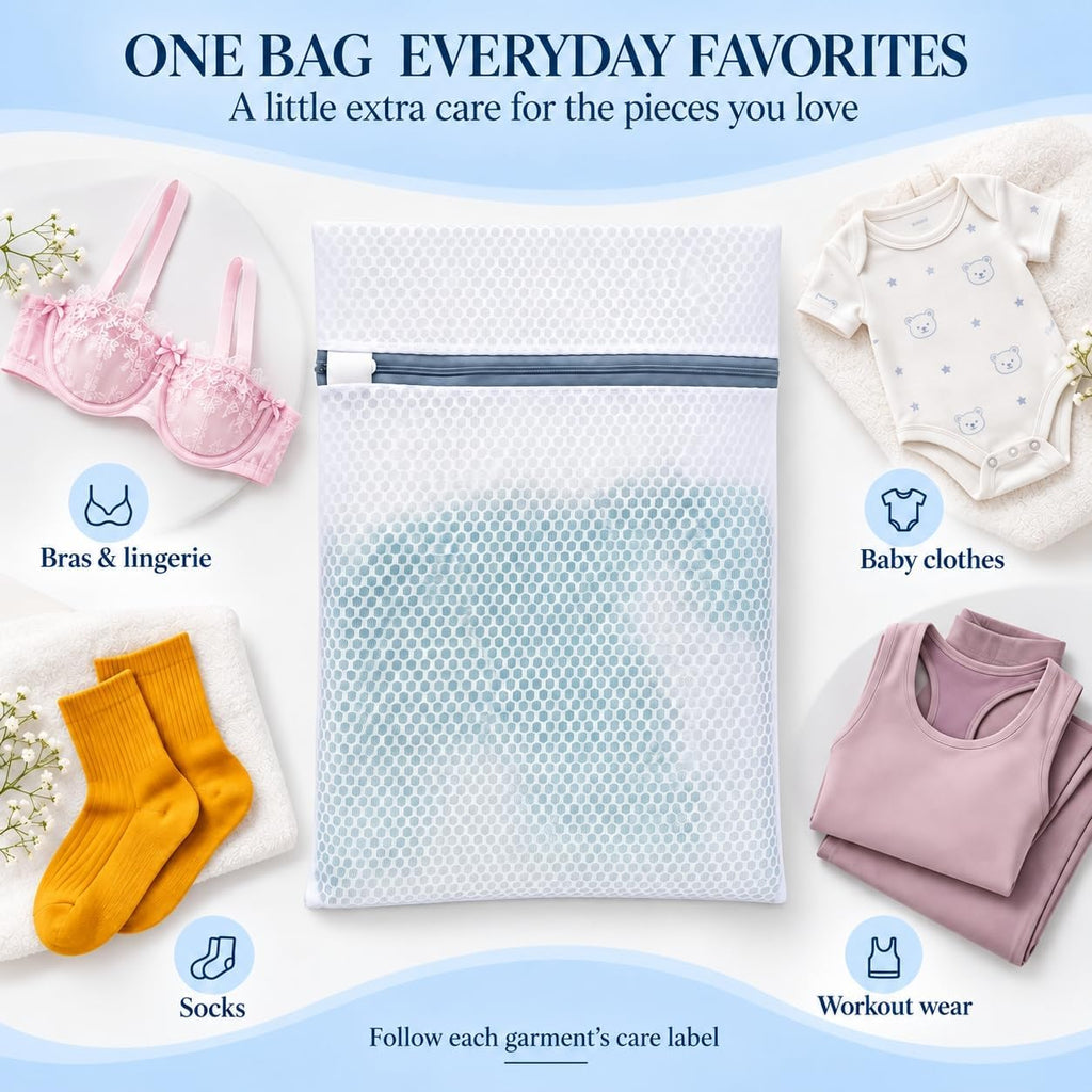 12PCS Laundry Bags Mesh Wash Bags,12X16IN Mesh Laundry Bags