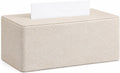 GORESE Travertine Look Tissue Box Cover Rectangle,PU Leather Kleenexs Cover