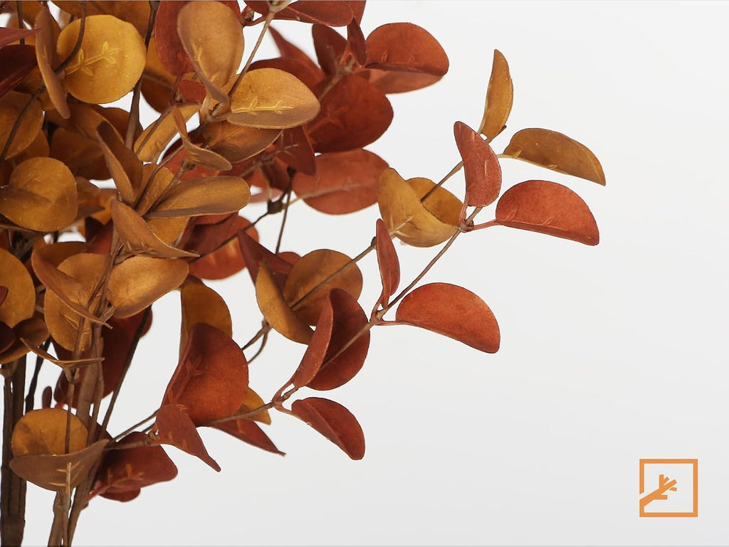 ZIFTY 6Pcs Fall Decor Eucalyptus Stems 26.7" Tall for Home Decorations