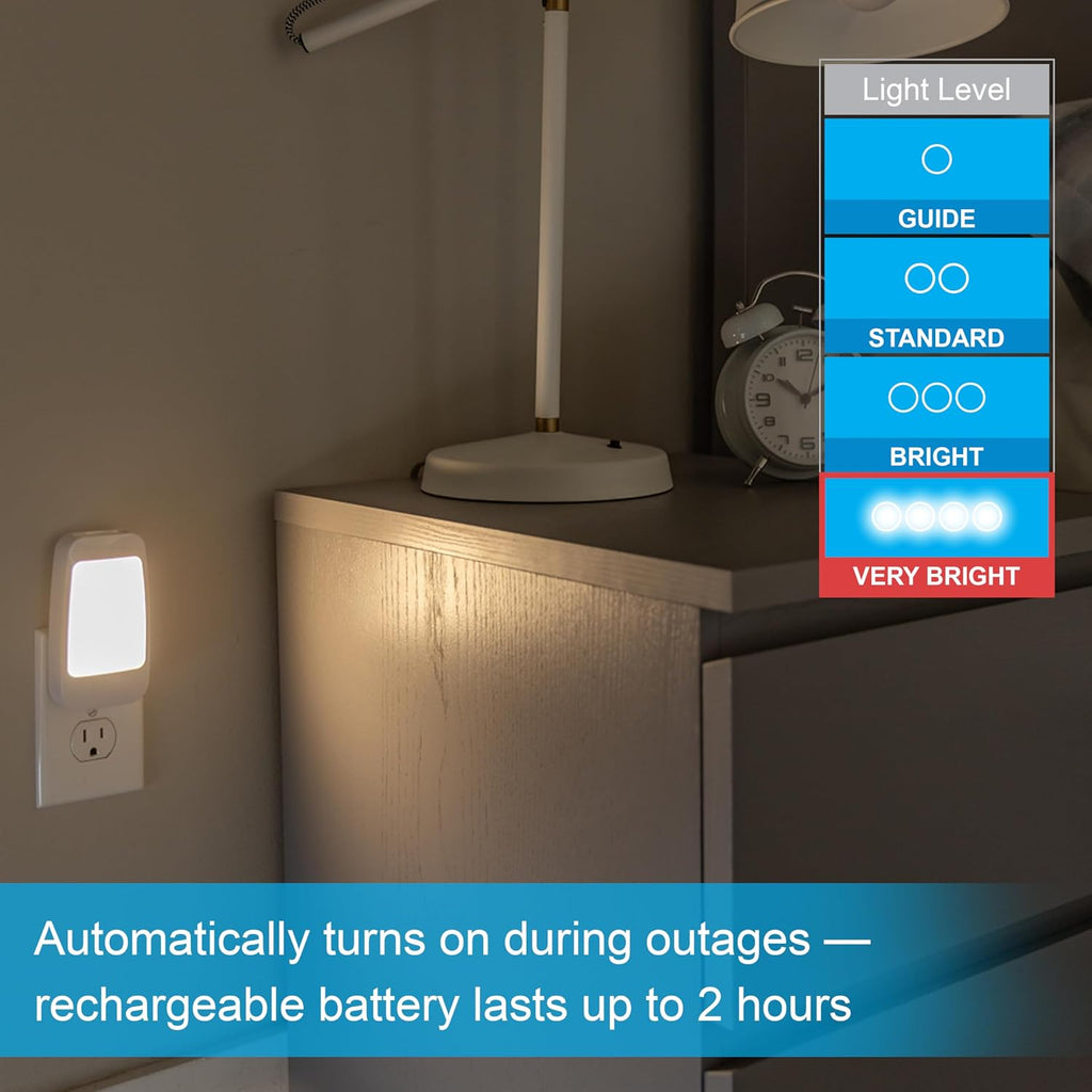GE Plug in Power Failure Night Light with Dusk to Dawn Sensor