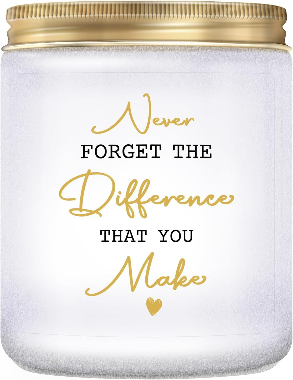 Thank You Gifts for Women, Inspirational Gift for Teacher, Lavender Candle
