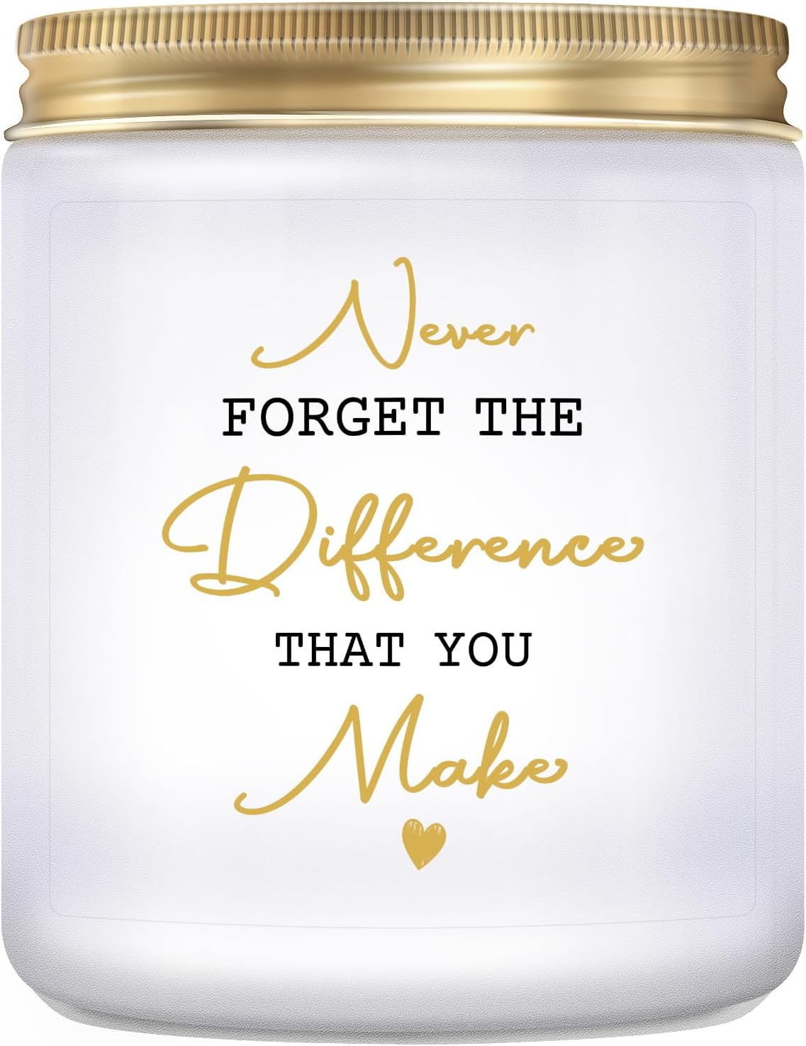 Thank You Gifts for Women, Inspirational Gift for Teacher, Lavender Candle