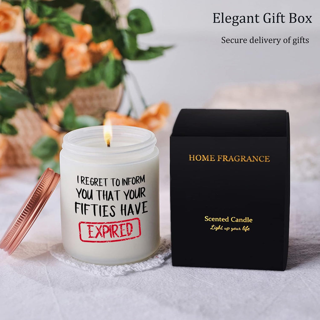 60th Birthday Gifts for Women, Men - Funny 60 Year Old Happy Bday Candle Gift