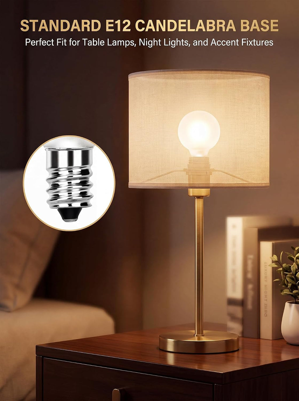 25PK G40 LED Replacement Light Bulbs, Christmas Decoration Night Light