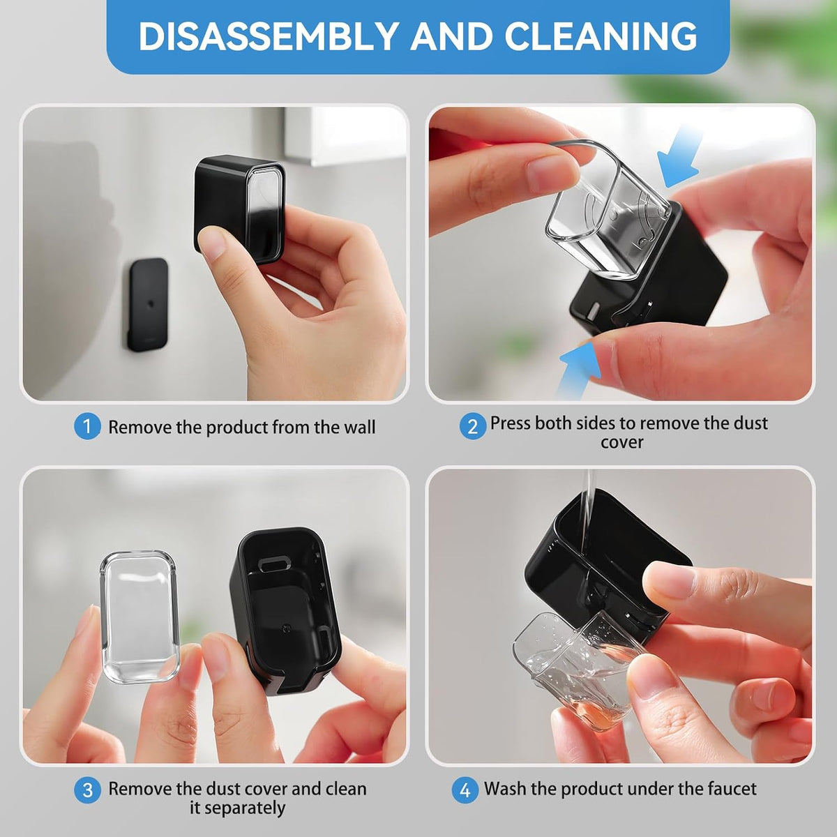 Toothbrush Holders for Bathrooms with Innovation Single Slot 2PCS