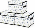 Stackable Storage Bins with Lids 3 Pack