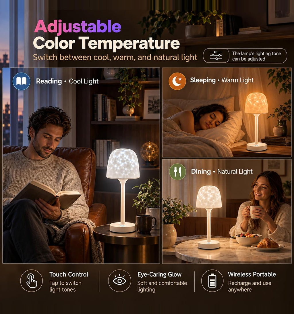 Waterproof Shower Lamp Light Outdoor Floor Lamps Rechargeable LED
