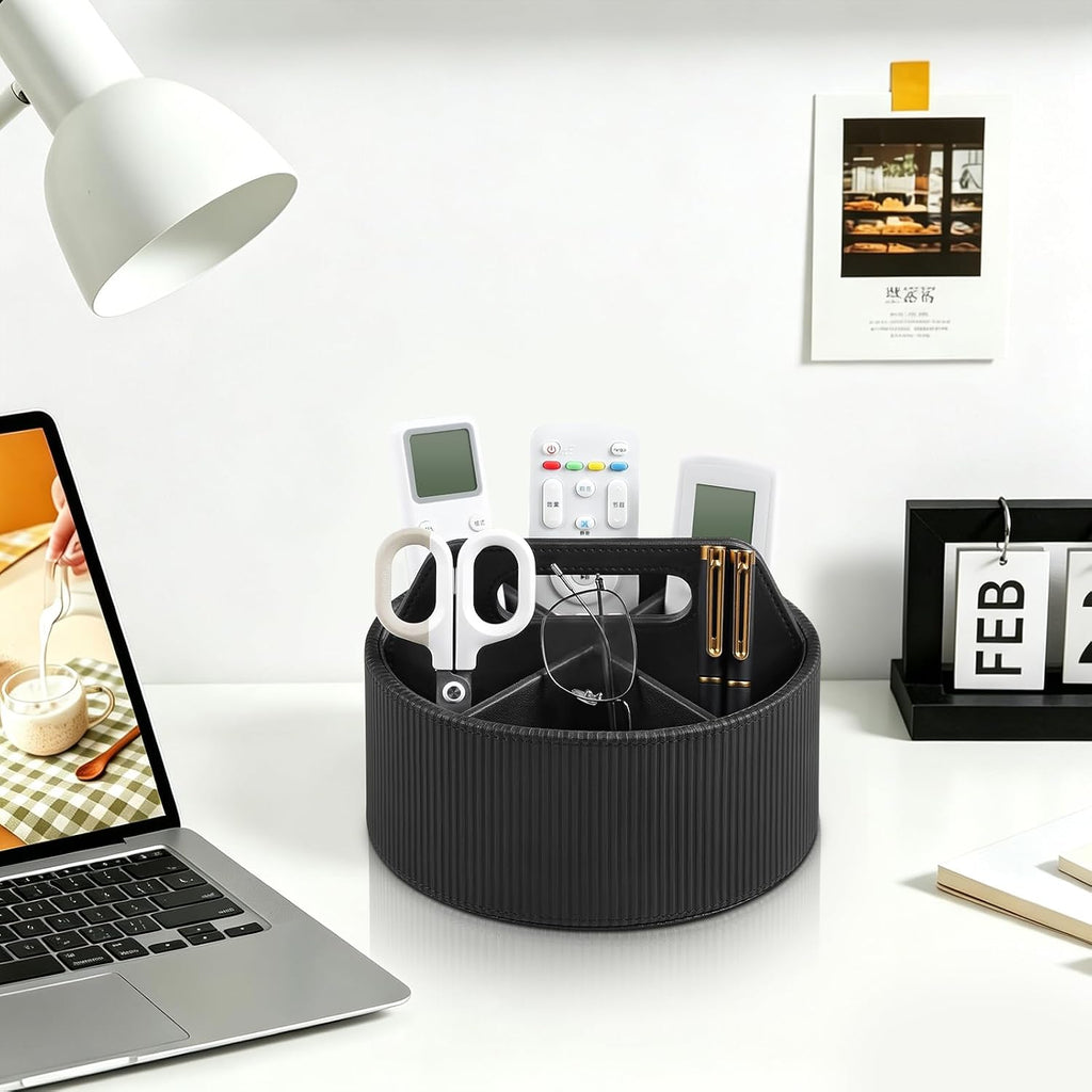 Round Desk Organizer Caddy Caddy Organizer Remote Control Holder