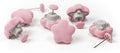 6 pcs Star Shaped Duvet pins Duvet Clips to Hold Comforter Inside Duvet Cover Snaps Double Sided Clips (Pink)